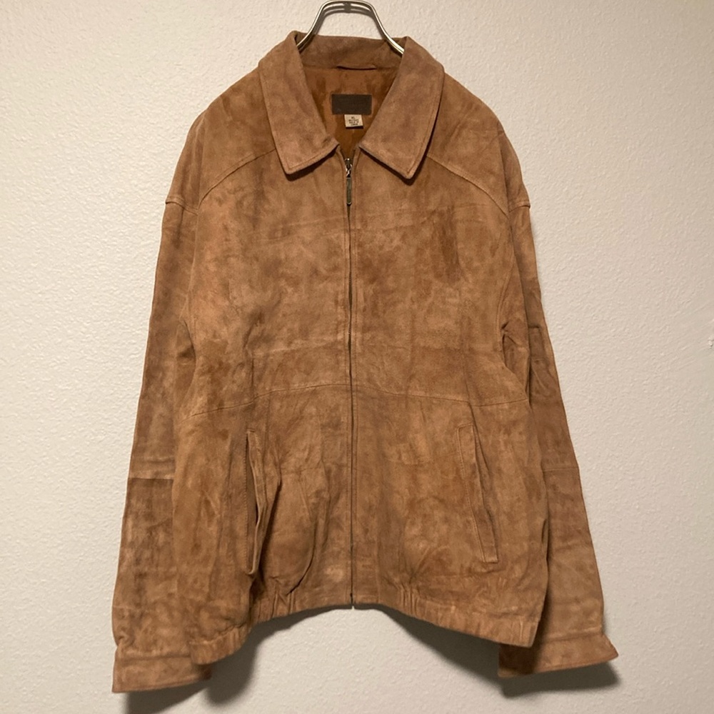Pendleton Brown Suede Bomber Jacket
